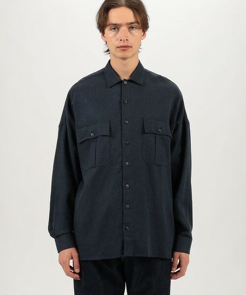 TOMORROWLAND / トゥモローランド シャツ・ブラウス | 【別注】GUY ROVER リネンコットン オーバーシャツ | 詳細2
