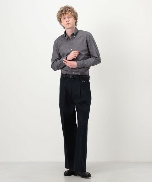 TOMORROWLAND / トゥモローランド シャツ・ブラウス | 【別注】LUIGI BORRELLI GABLE コットンプリント ボタンダウンシャツ | 詳細1