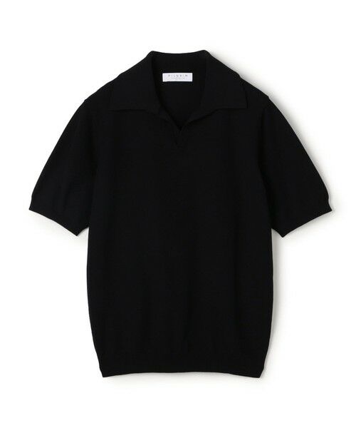 TOMORROWLAND / トゥモローランド ニット・セーター | コットンメッシュ スキッパーニット(19 ブラック)