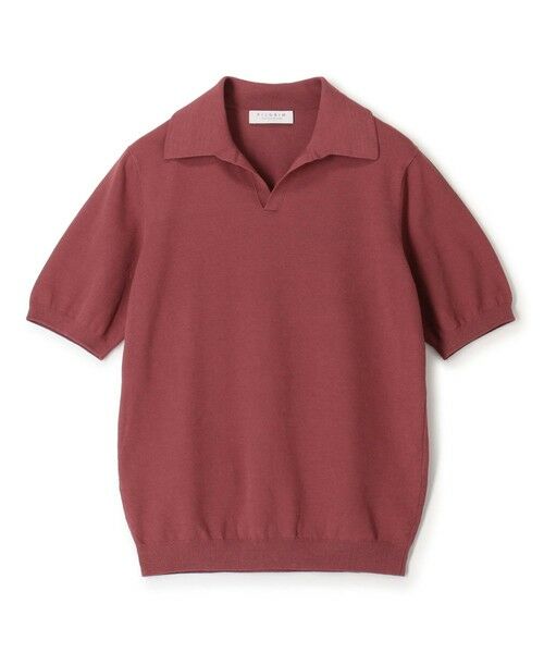 TOMORROWLAND / トゥモローランド ニット・セーター | コットンメッシュ スキッパーニット(33 スモークピンク)