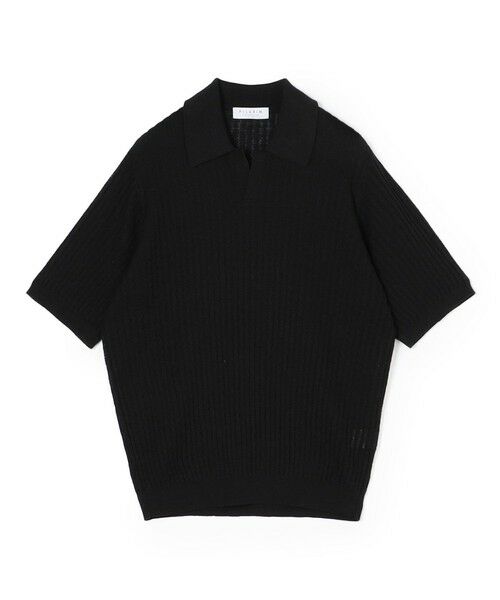 TOMORROWLAND / トゥモローランド ニット・セーター | リネンコットンナイロンプレーティング スキッパーニット（19 ブラック）