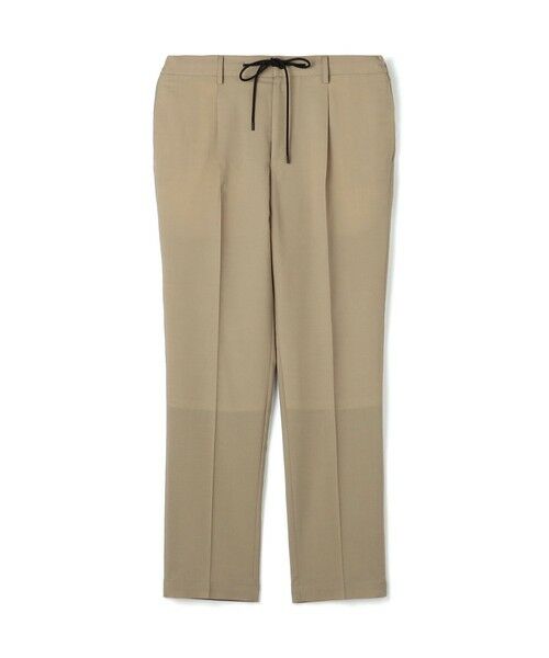 TOMORROWLAND / トゥモローランド スラックス・ドレスパンツ | Super120'sウールポリエステル 1プリーツイージースラックス（45 ベージュ）