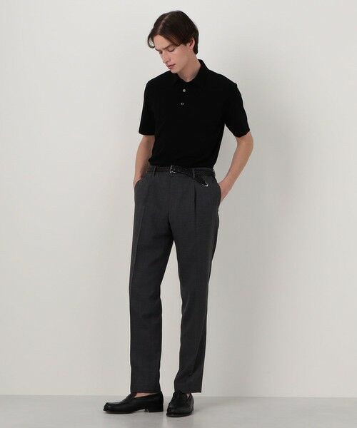 TOMORROWLAND / トゥモローランド スラックス・ドレスパンツ | Super120'sウールポリエステル 1プリーツイージースラックス | 詳細1