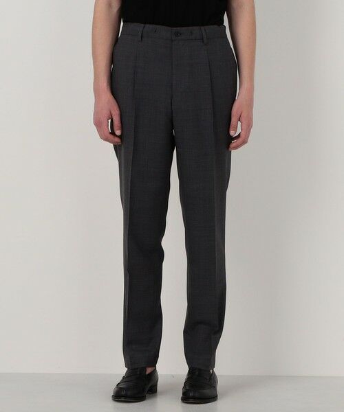 TOMORROWLAND / トゥモローランド スラックス・ドレスパンツ | Super120'sウールポリエステル 1プリーツイージースラックス | 詳細3