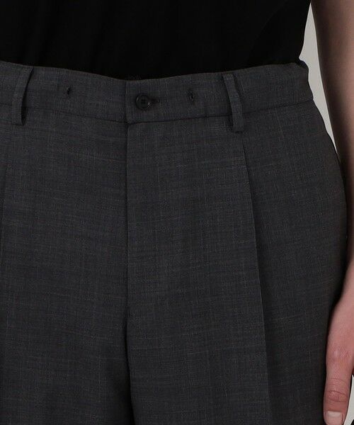 TOMORROWLAND / トゥモローランド スラックス・ドレスパンツ | Super120'sウールポリエステル 1プリーツイージースラックス | 詳細6