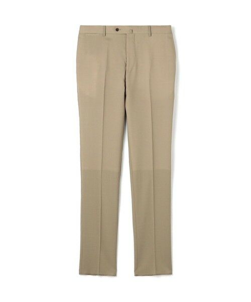 TOMORROWLAND / トゥモローランド スラックス・ドレスパンツ | Super120'sウールポリエステル ノープリーツスリムスラックス（45 ベージュ）