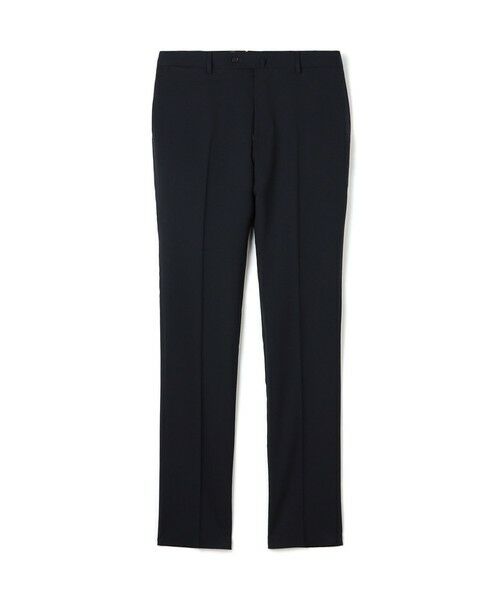 TOMORROWLAND / トゥモローランド スラックス・ドレスパンツ | Super120'sウールポリエステル ノープリーツスリムスラックス（69 ネイビー）