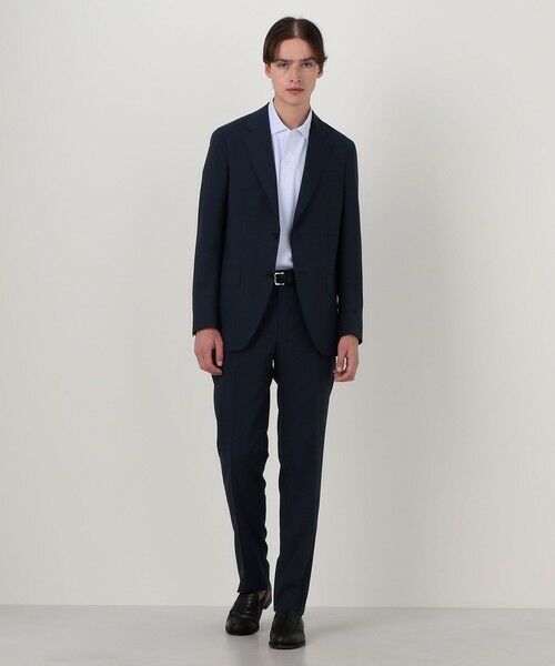 TOMORROWLAND / トゥモローランド スラックス・ドレスパンツ | Super120'sウールポリエステル ノープリーツスリムスラックス | 詳細1