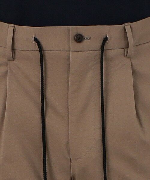 TOMORROWLAND / トゥモローランド スラックス・ドレスパンツ | コットンポリエステル ストレッチツイルジャージー 1プリーツイージースラックス | 詳細10