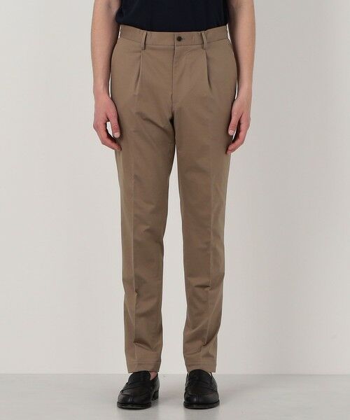 TOMORROWLAND / トゥモローランド スラックス・ドレスパンツ | コットンポリエステル ストレッチツイルジャージー 1プリーツイージースラックス | 詳細3