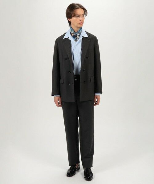 TOMORROWLAND / トゥモローランド スラックス・ドレスパンツ | シルクモヘヤトロピカル 1プリーツパンツ | 詳細1