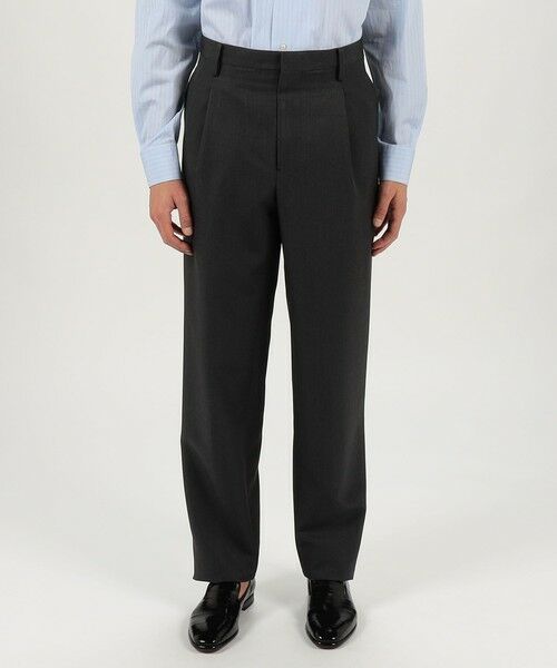 TOMORROWLAND / トゥモローランド スラックス・ドレスパンツ | シルクモヘヤトロピカル 1プリーツパンツ | 詳細3