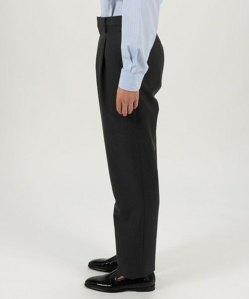 TOMORROWLAND / トゥモローランド スラックス・ドレスパンツ | シルクモヘヤトロピカル 1プリーツパンツ | 詳細4