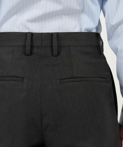 TOMORROWLAND / トゥモローランド スラックス・ドレスパンツ | シルクモヘヤトロピカル 1プリーツパンツ | 詳細7