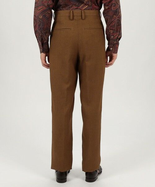 TOMORROWLAND / トゥモローランド スラックス・ドレスパンツ | ウールリネンメッシュシャンブレー 1プリーツパンツ | 詳細5