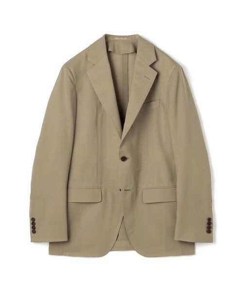TOMORROWLAND / トゥモローランド テーラードジャケット | Super120'sウールポリエステル シングルブレステッド2Bジャケット（45 ベージュ）