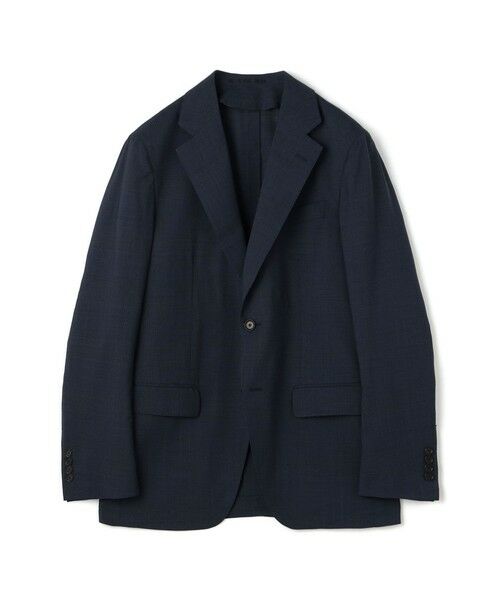 TOMORROWLAND / トゥモローランド テーラードジャケット | Super120'sウールポリエステル シングルブレステッド2Bジャケット（68 ネイビー系）