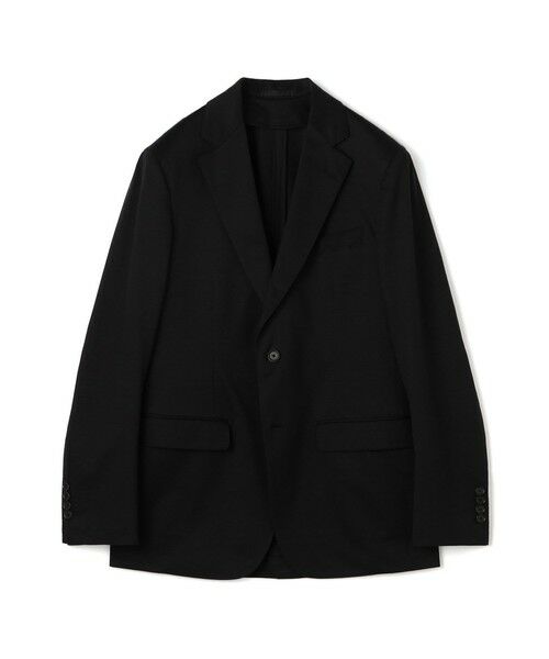 TOMORROWLAND / トゥモローランド テーラードジャケット | コットンポリエステル ストレッチツイルジャージー シングルブレステッド2Bジャケット(19 ブラック)
