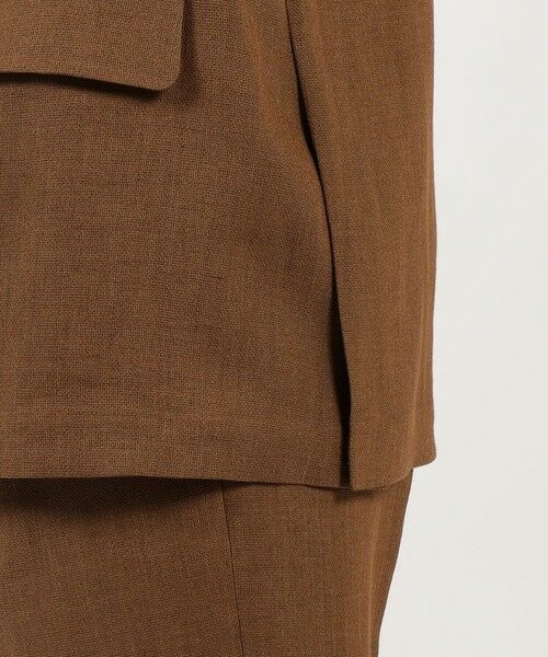 TOMORROWLAND / トゥモローランド テーラードジャケット | ウールリネンメッシュシャンブレー ダブルブレステッド6Bジャケット | 詳細11