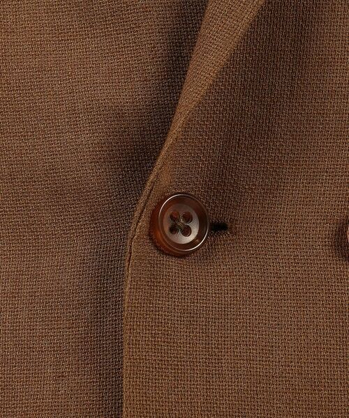 TOMORROWLAND / トゥモローランド テーラードジャケット | ウールリネンメッシュシャンブレー ダブルブレステッド6Bジャケット | 詳細12