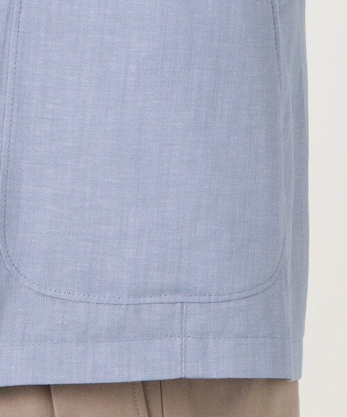 TOMORROWLAND / トゥモローランド テーラードジャケット | 【別注】TAGLIATORE G-LIGHT コットンリネン シングルブレステッド 2Bジャケット | 詳細10