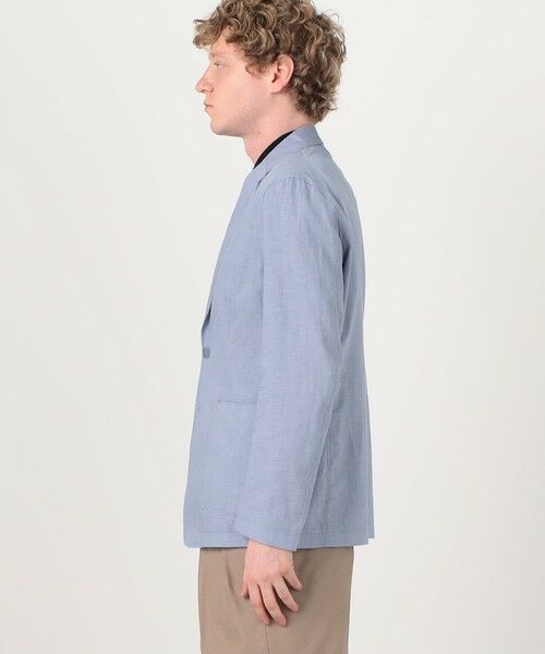 TOMORROWLAND / トゥモローランド テーラードジャケット | 【別注】TAGLIATORE G-LIGHT コットンリネン シングルブレステッド 2Bジャケット | 詳細4