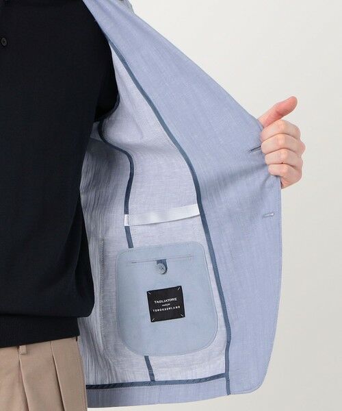 TOMORROWLAND / トゥモローランド テーラードジャケット | 【別注】TAGLIATORE G-LIGHT コットンリネン シングルブレステッド 2Bジャケット | 詳細6