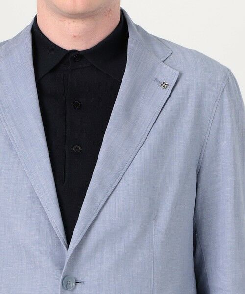 TOMORROWLAND / トゥモローランド テーラードジャケット | 【別注】TAGLIATORE G-LIGHT コットンリネン シングルブレステッド 2Bジャケット | 詳細7