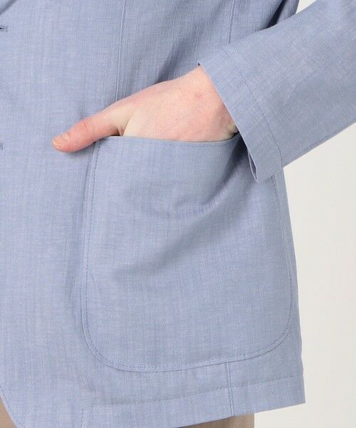 TOMORROWLAND / トゥモローランド テーラードジャケット | 【別注】TAGLIATORE G-LIGHT コットンリネン シングルブレステッド 2Bジャケット | 詳細9