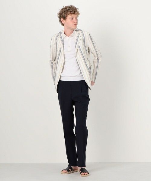 TOMORROWLAND / トゥモローランド テーラードジャケット | 【別注】TAGLIATORE G-LIGHT リネンレーヨン シングルブレステッド 2Bジャケット | 詳細1