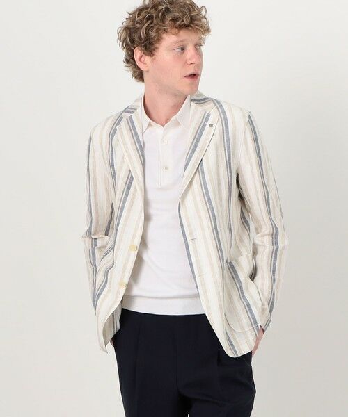 TOMORROWLAND / トゥモローランド テーラードジャケット | 【別注】TAGLIATORE G-LIGHT リネンレーヨン シングルブレステッド 2Bジャケット | 詳細2