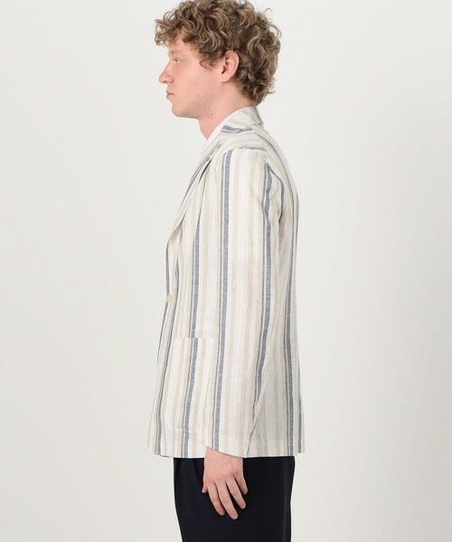 TOMORROWLAND / トゥモローランド テーラードジャケット | 【別注】TAGLIATORE G-LIGHT リネンレーヨン シングルブレステッド 2Bジャケット | 詳細4