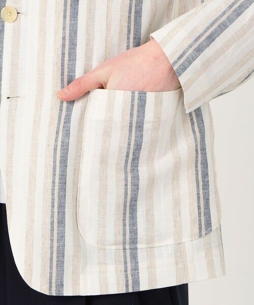 TOMORROWLAND / トゥモローランド テーラードジャケット | 【別注】TAGLIATORE G-LIGHT リネンレーヨン シングルブレステッド 2Bジャケット | 詳細9