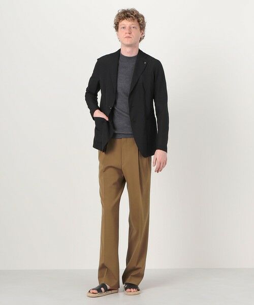 TOMORROWLAND / トゥモローランド テーラードジャケット | 【別注】TAGLIATORE G-LIGHT ナイロンポリエステルサッカー シングルブレステッド 2Bジャケット | 詳細1