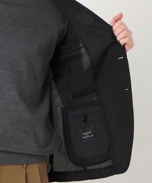 TOMORROWLAND / トゥモローランド テーラードジャケット | 【別注】TAGLIATORE G-LIGHT ナイロンポリエステルサッカー シングルブレステッド 2Bジャケット | 詳細6