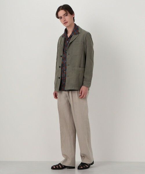 TOMORROWLAND / トゥモローランド ブルゾン | セルロースリネンコットン カバーオールジャケット SONDRIO | 詳細1