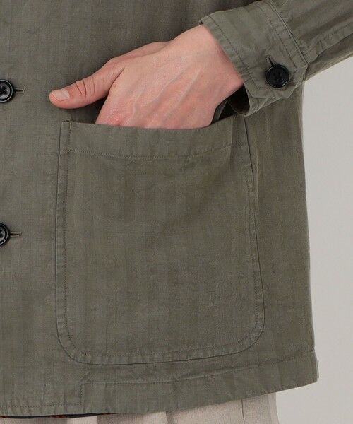 TOMORROWLAND / トゥモローランド ブルゾン | セルロースリネンコットン カバーオールジャケット SONDRIO | 詳細11