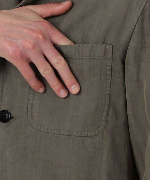 TOMORROWLAND / トゥモローランド ブルゾン | セルロースリネンコットン カバーオールジャケット SONDRIO | 詳細9