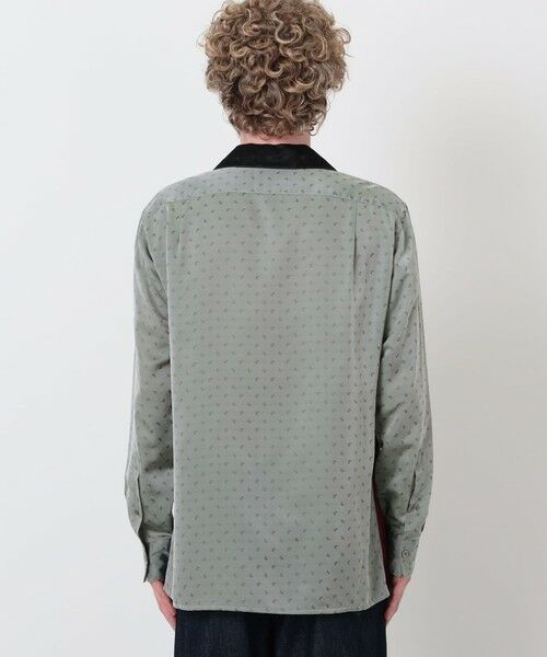 TOMORROWLAND / トゥモローランド シャツ・ブラウス | mando キュプラオープンカラーロングスリーブパッチワークシャツ | 詳細5