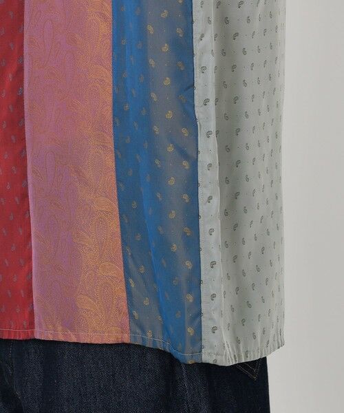 TOMORROWLAND / トゥモローランド シャツ・ブラウス | mando キュプラオープンカラーロングスリーブパッチワークシャツ | 詳細9