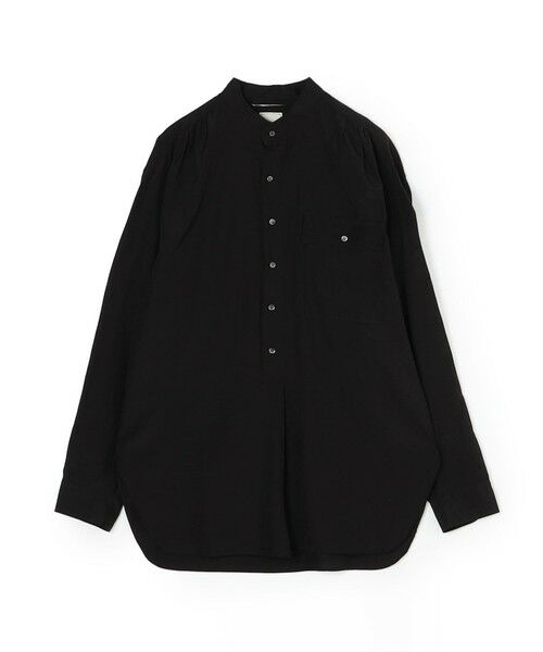 TOMORROWLAND / トゥモローランド シャツ・ブラウス | mando レーヨンコットン スタンドカラーロングスリーブシャツ（19 ブラック）