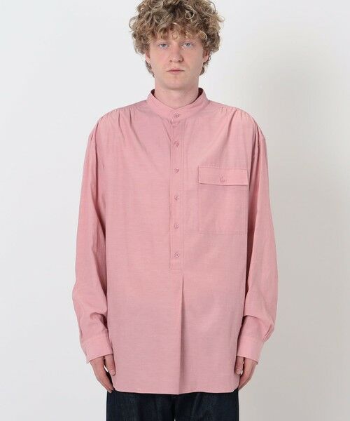 TOMORROWLAND / トゥモローランド シャツ・ブラウス | mando レーヨンコットン スタンドカラーロングスリーブシャツ | 詳細3