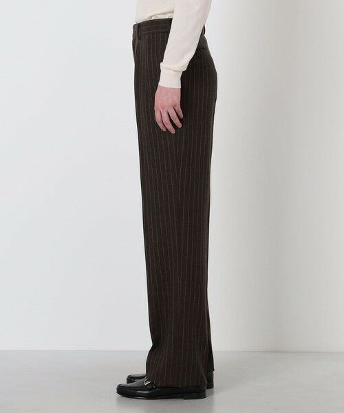 TOMORROWLAND / トゥモローランド スラックス・ドレスパンツ | BERNARD ZINS H8 ウールストライプ 2プリーツトラウザーズ | 詳細4