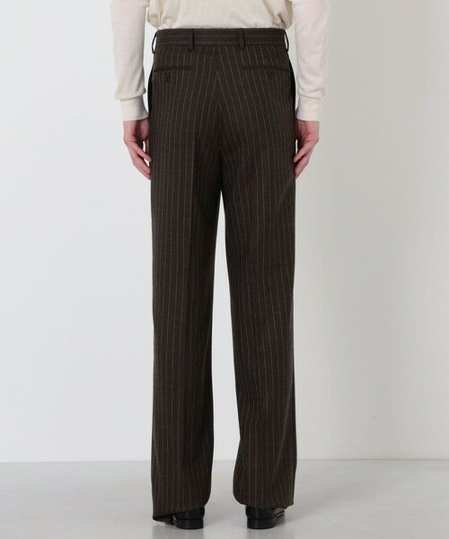 TOMORROWLAND / トゥモローランド スラックス・ドレスパンツ | BERNARD ZINS H8 ウールストライプ 2プリーツトラウザーズ | 詳細5