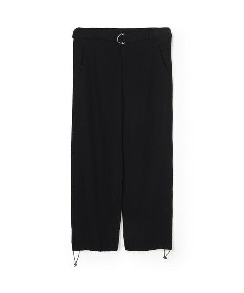 TOMORROWLAND / トゥモローランド その他パンツ | mando リネンウール ベルテッドパンツ（01 ブラック系）