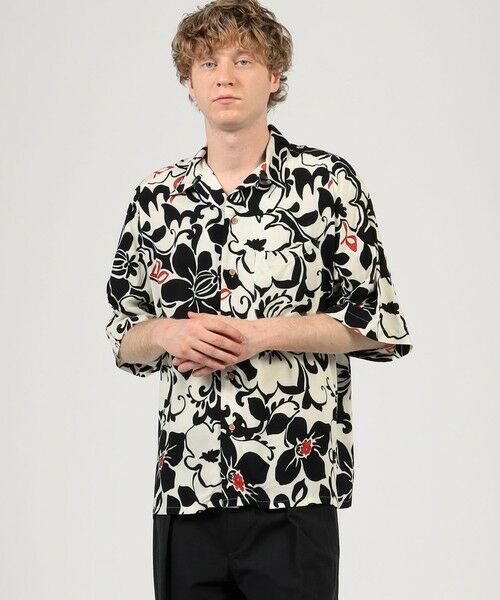 TOMORROWLAND / トゥモローランド シャツ・ブラウス | 【別注】m's braque ポリエステル オープンカラー ハーフスリーブシャツ | 詳細1