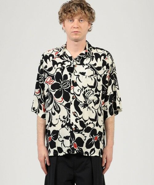 TOMORROWLAND / トゥモローランド シャツ・ブラウス | 【別注】m's braque ポリエステル オープンカラー ハーフスリーブシャツ | 詳細2