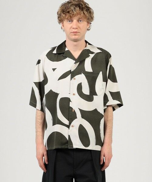 TOMORROWLAND / トゥモローランド シャツ・ブラウス | 【別注】m's braque ポリエステル オープンカラー ハーフスリーブシャツ | 詳細2