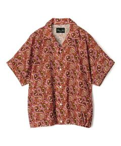 TOMORROWLAND / トゥモローランド シャツ・ブラウス | 【別注】HAVERSACK ATTIRE ペイズリープリント オープンカラーハーフスリーブシャツ