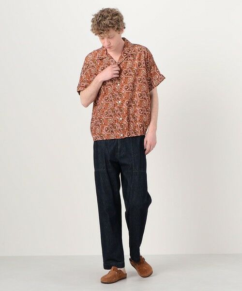 TOMORROWLAND / トゥモローランド シャツ・ブラウス | 【別注】HAVERSACK ATTIRE ペイズリープリント オープンカラーハーフスリーブシャツ | 詳細1